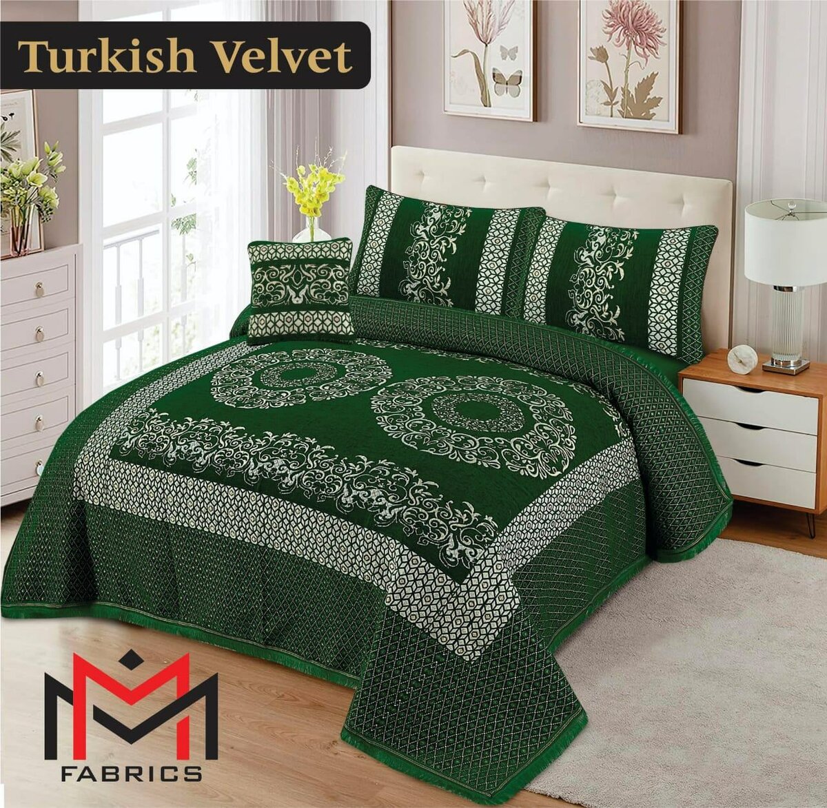 Turkish Valvet Bedsheet