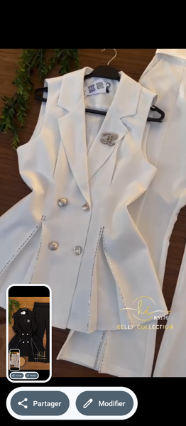 Ensemble tailleur élégant femme