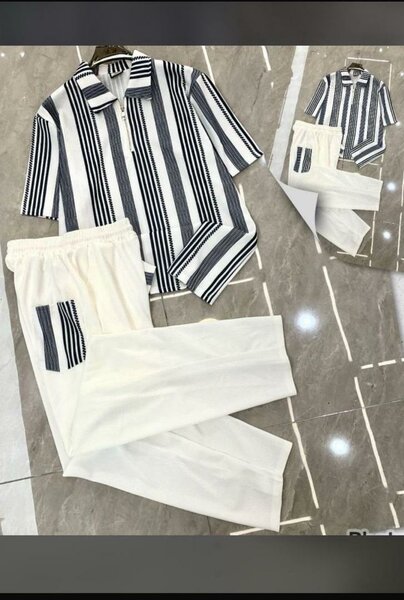 Ensemble Décontracté Rayé Homme