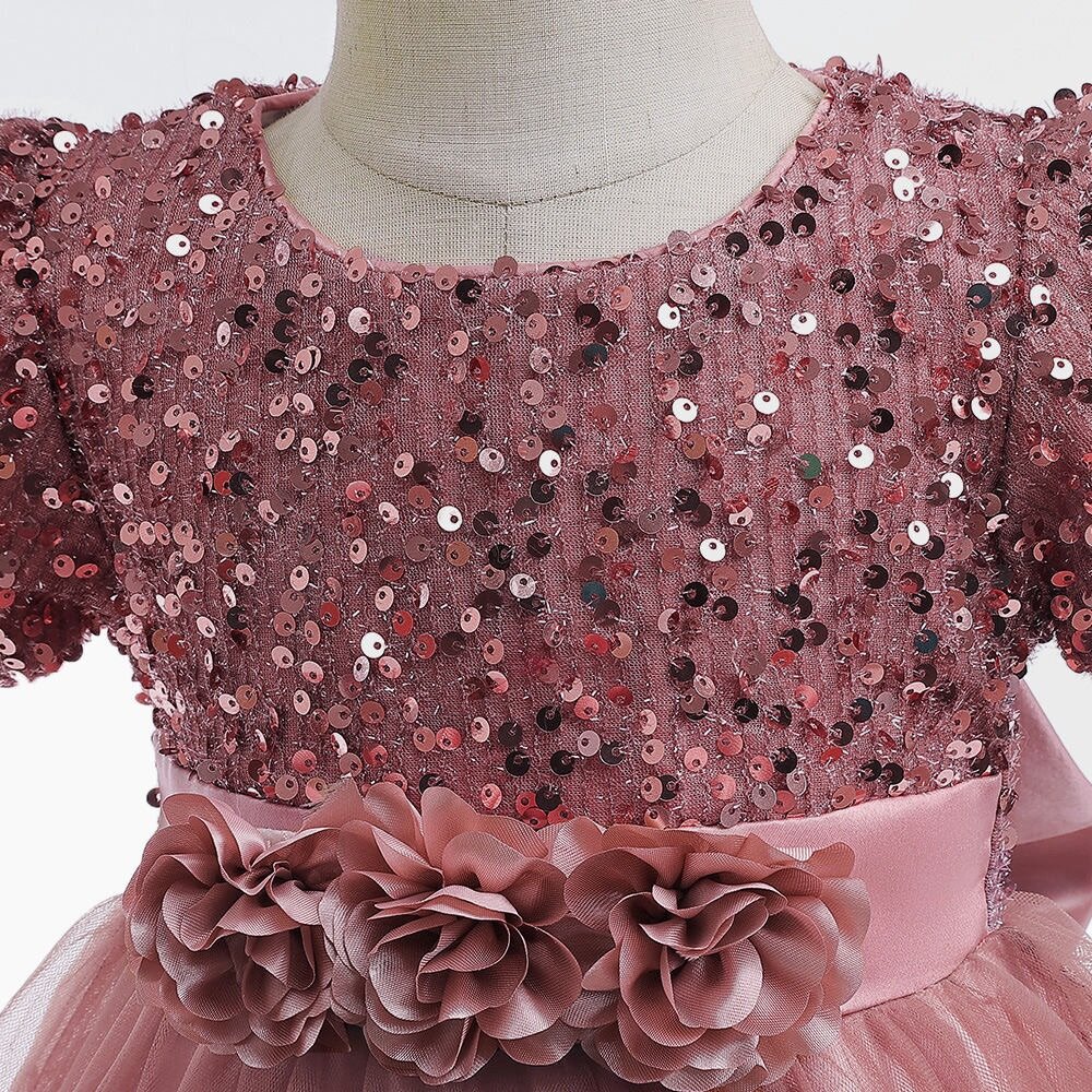 Girls' Sequin Party Dress