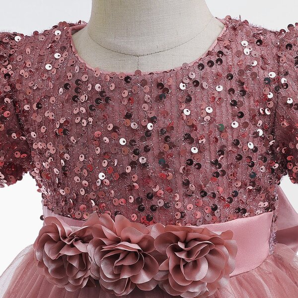 Girls' Sequin Party Dress