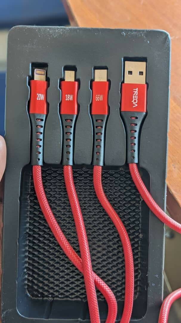 3 in 1 fast charging cables