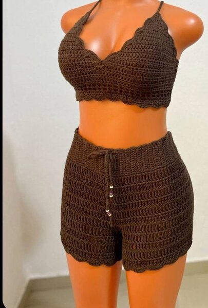 Shorts tricotés pour femmes