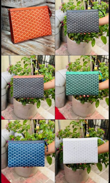 Pochette en cuir élégante