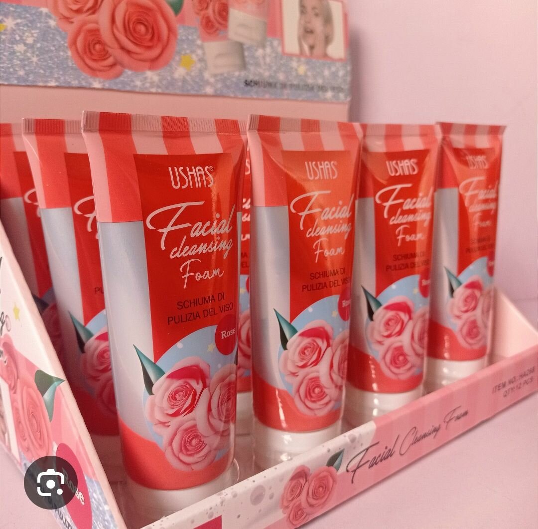 Mousse Nettoyante Visage Rose