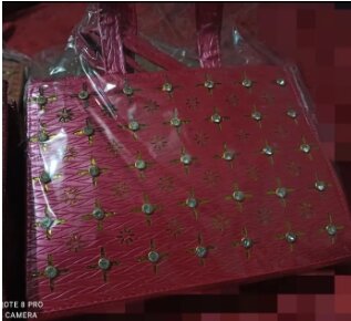 LADIES STYLISH HAND PINK BAGS