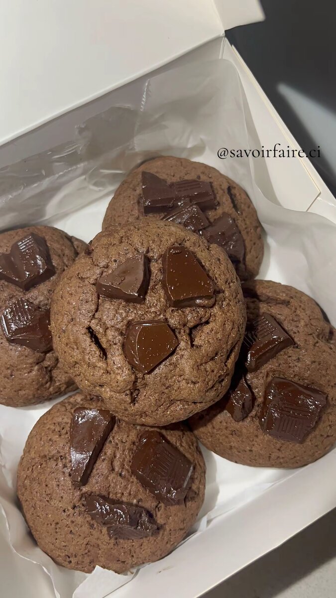 5 Cookies pépites de chocolat