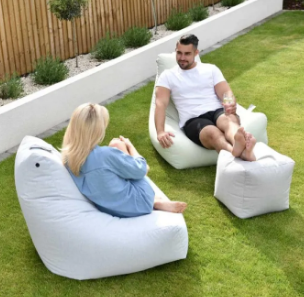 Set of Two OSLO PASTEL High Back Sofa Set with One Stool Combo OFFER