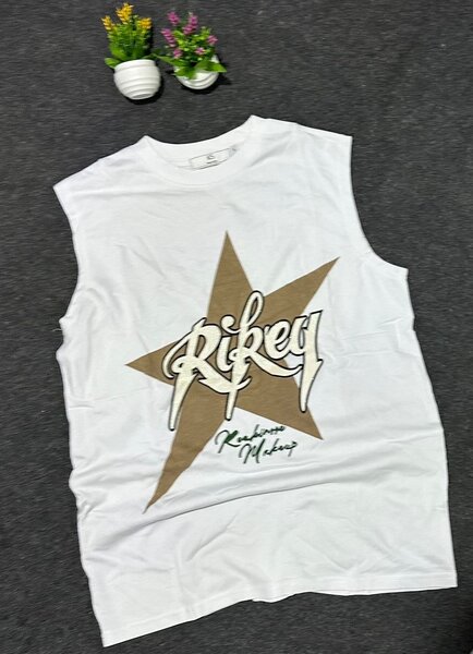 Débardeur étoile blanc