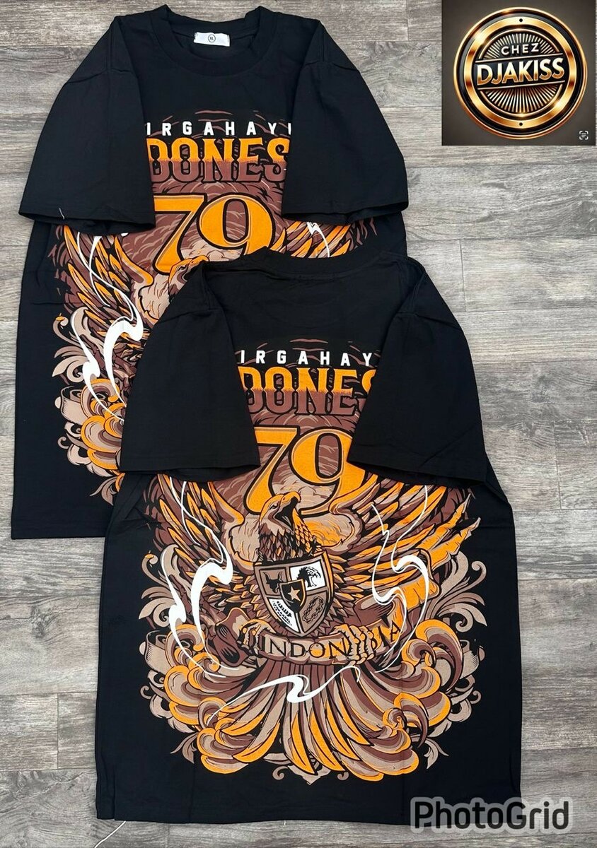 T-shirt Graphique Noir Unisexe