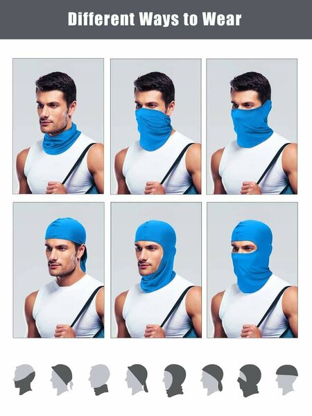 Cagoule multifonction ajustable