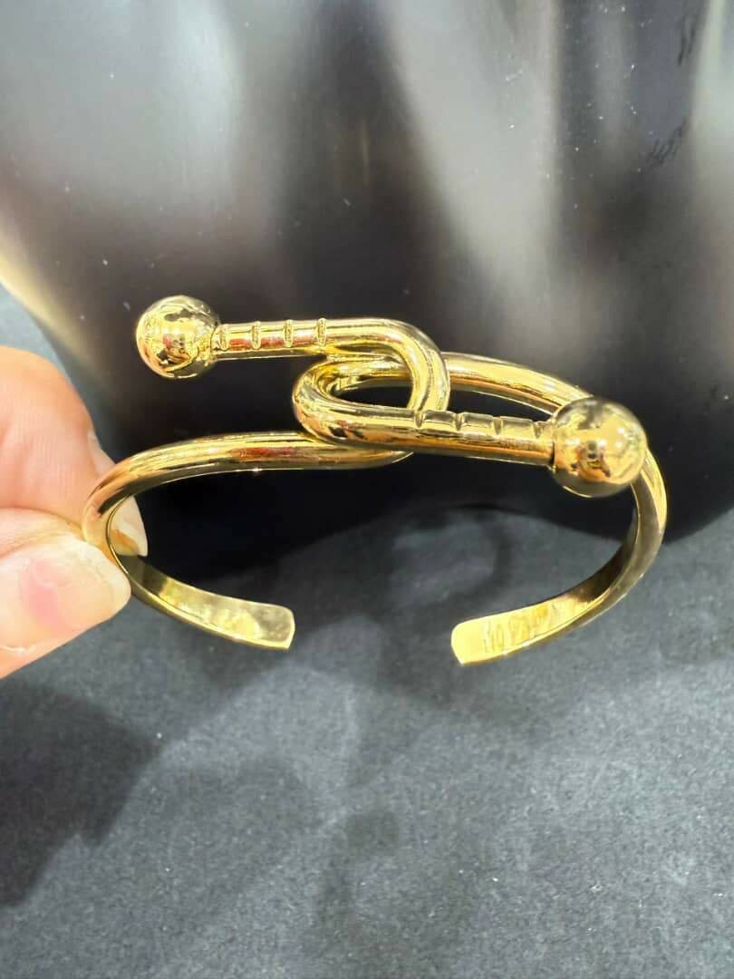 Elegant Gold Bangle Set