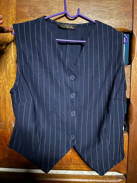 Gilet à Rayures Élégant