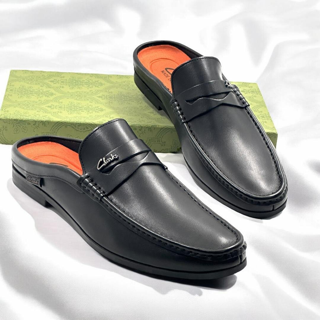 Original leather half shoe