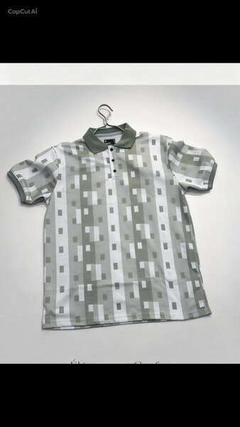 Polo homme à motifs modernes