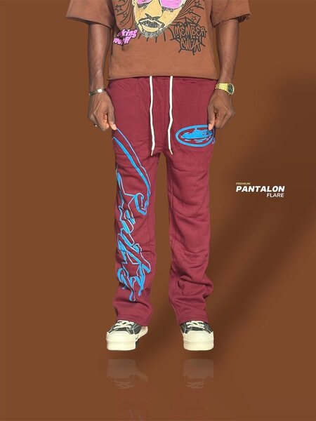 Pantalon Flare Streetwear Homme