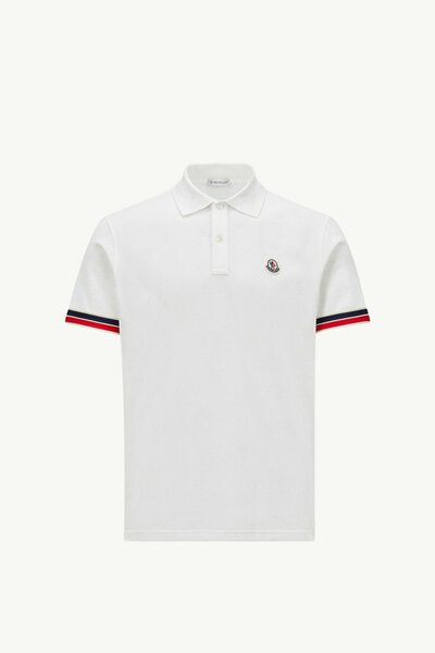 Polo Blanc Moncler Homme