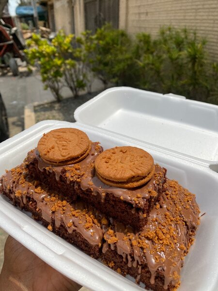 Brownies nutella et biscuits spéculos