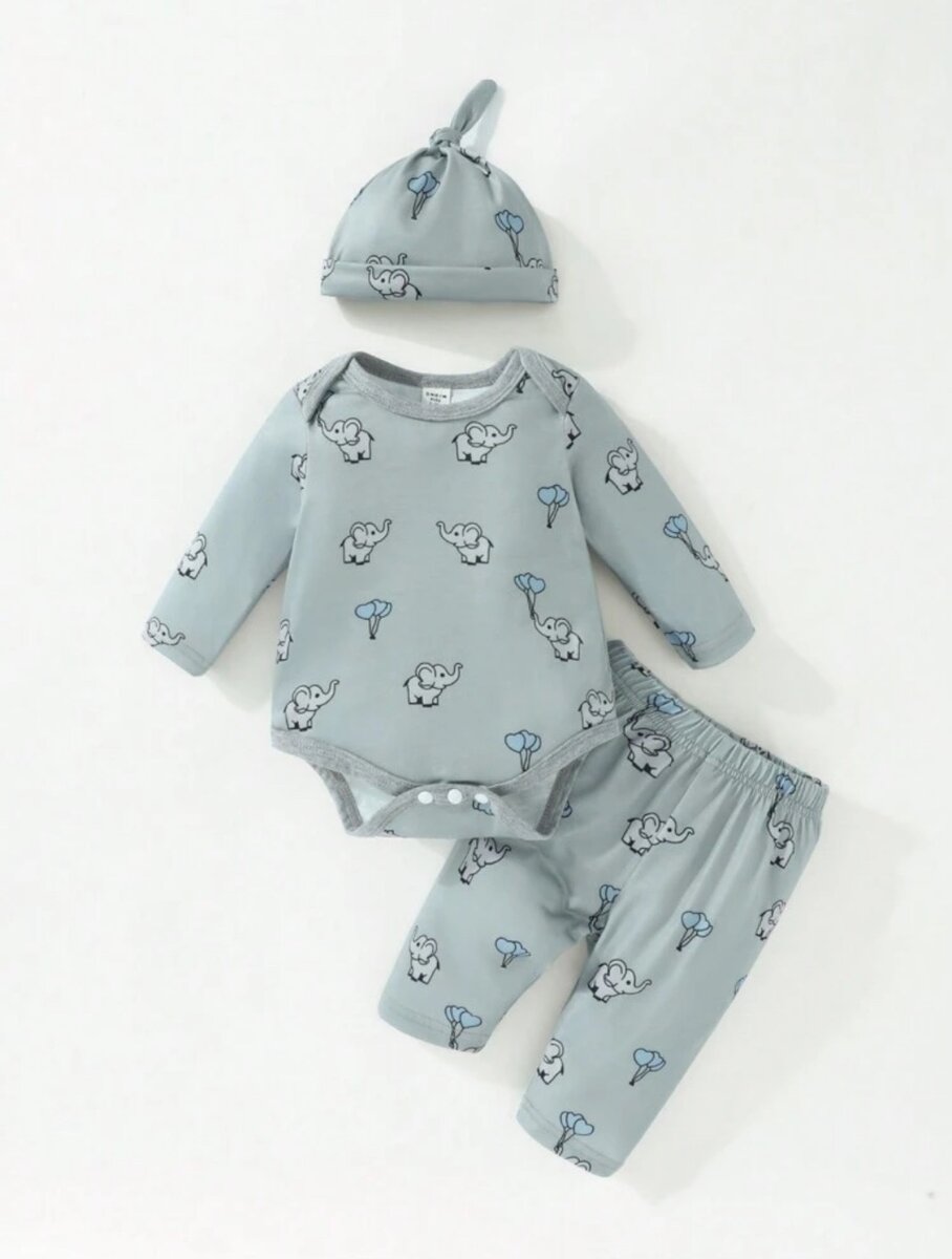Newborn 3pcs set. 6-9months