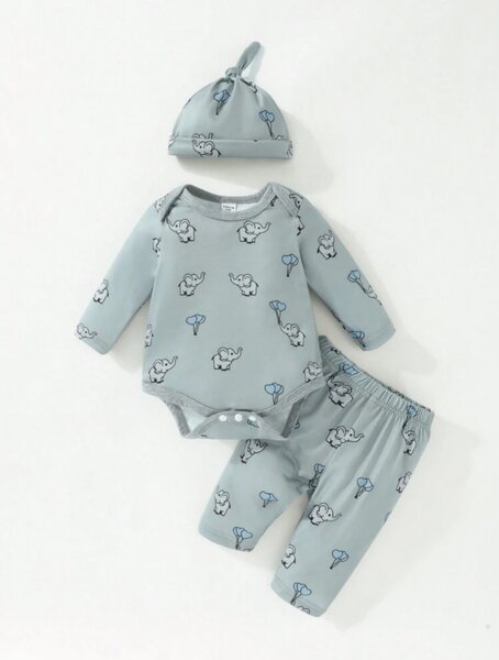 Newborn 3pcs set. 6-9months