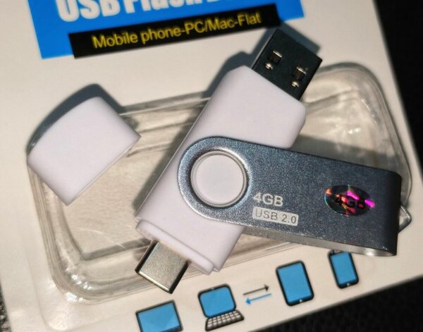 Clé USB Double Interface 4GB