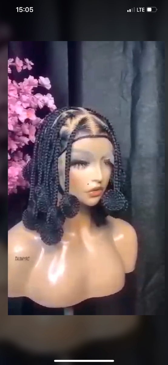 Brided wig