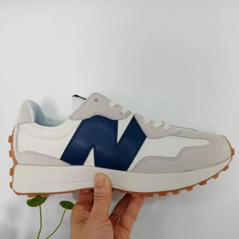 Baskets rétro blanches hommes