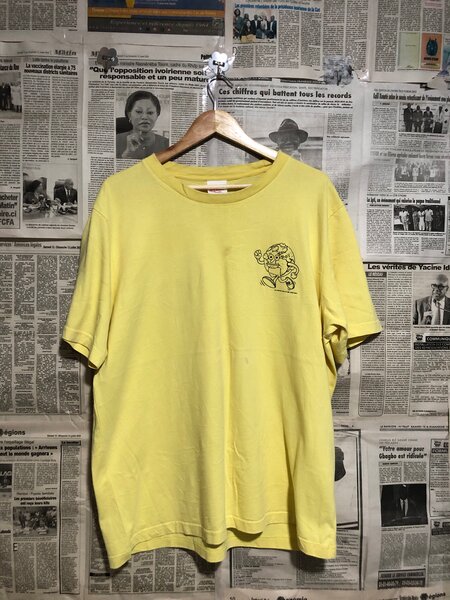 Tee jaune "Live With Purpose"