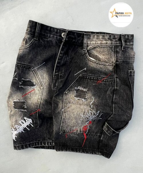 Shorts en jean décontractés