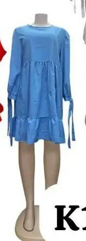 Beautiful and stylish women's dress blue