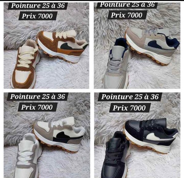 Baskets élégantes enfants