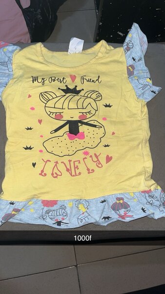 Ensemble fille coloré mignon