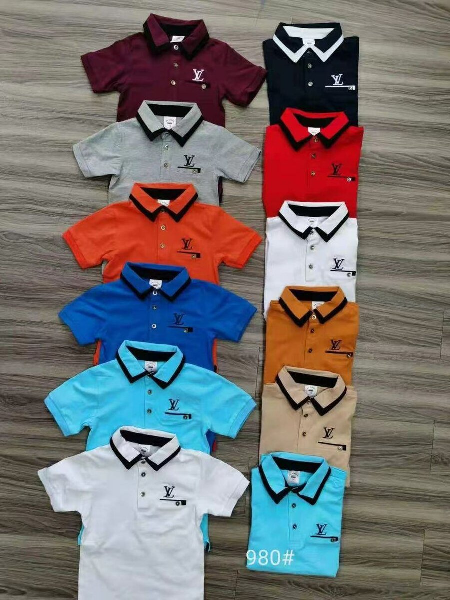 Lot de polos élégants pour hommes