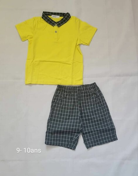Ensemble Enfant Jaune 9-10 ans