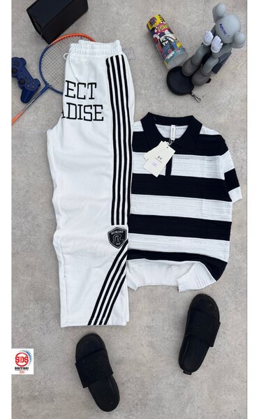 Ensemble garçon polo et pantalon