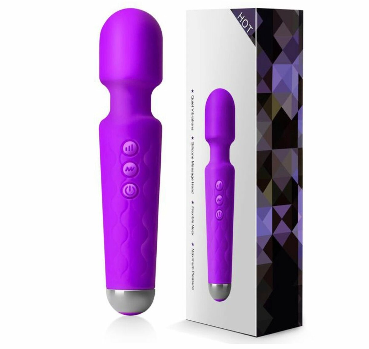 Vibromasseur Portable Rechargeable