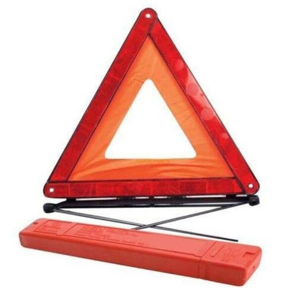Triangle de signalisation fluorescent pour véhicules