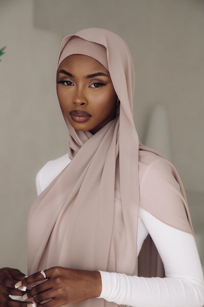Plain chiffon scarfs/hijabs/veils