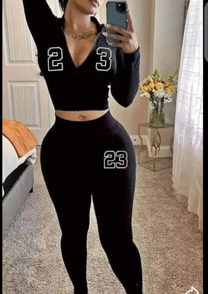 Ensemble Sport Noir Femme