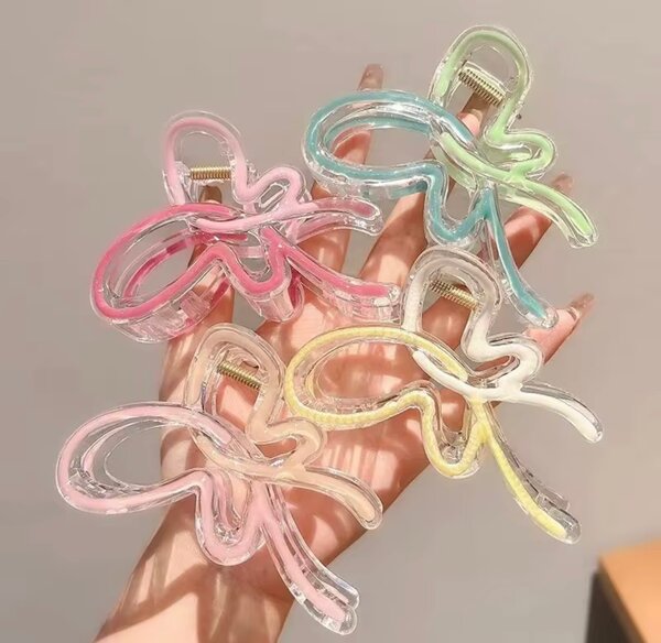 Pinces à cheveux colorées