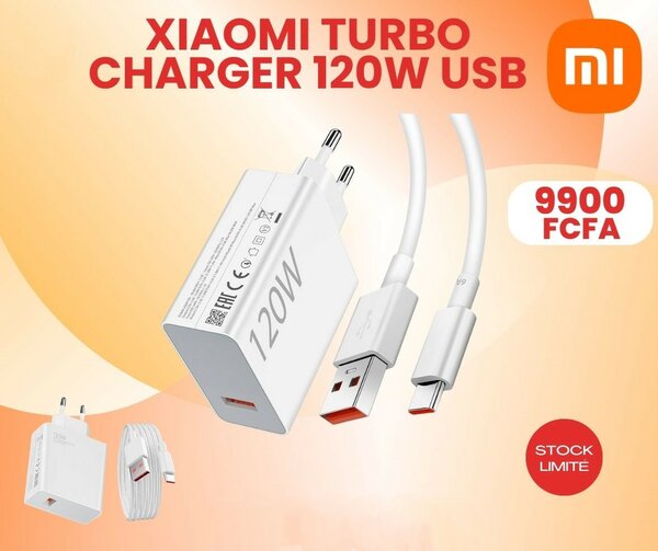 XIAOMI TURBO CHARGER 120W USB