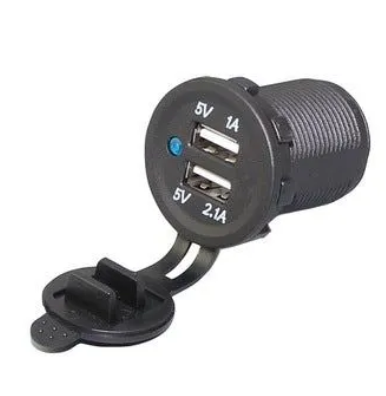 Universal Car Flush Mount Charger 2.1 Amp