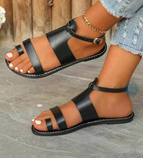 Sandales en cuir élégant