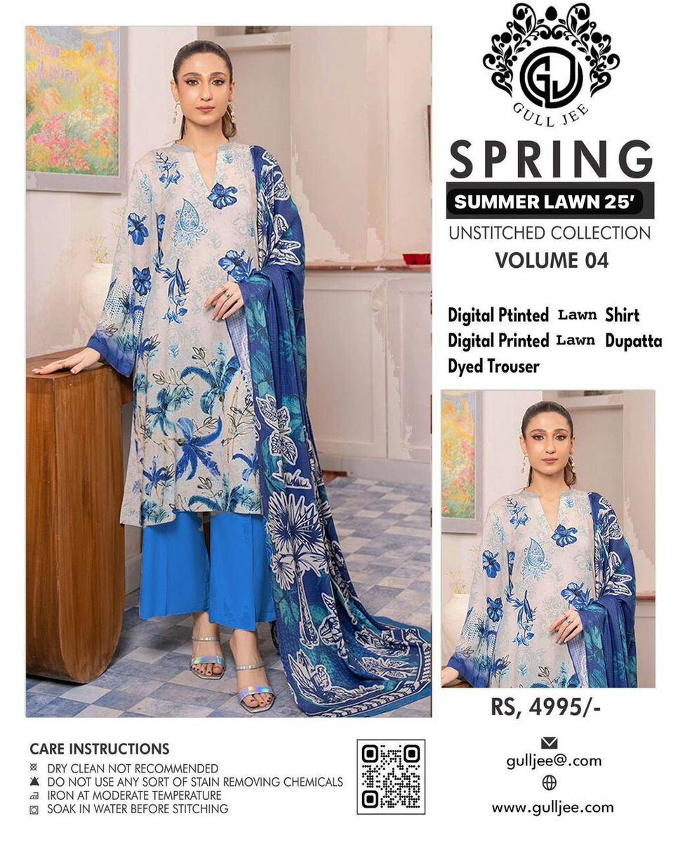 Women clothes, unstitched suit for women summer collection