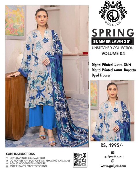 Women clothes, unstitched suit for women summer collection