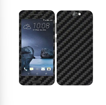 HTC One A9 Carbon Fiber Texture Mobile Skin - Black