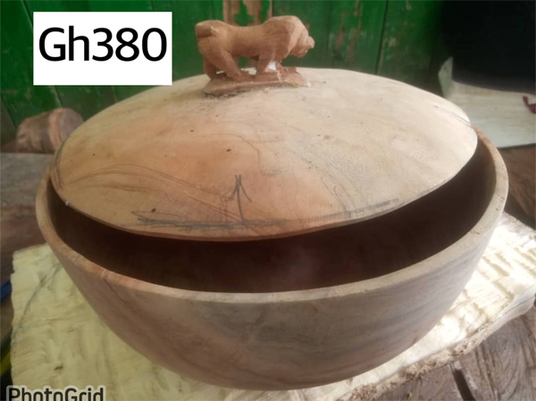Large wood bowl