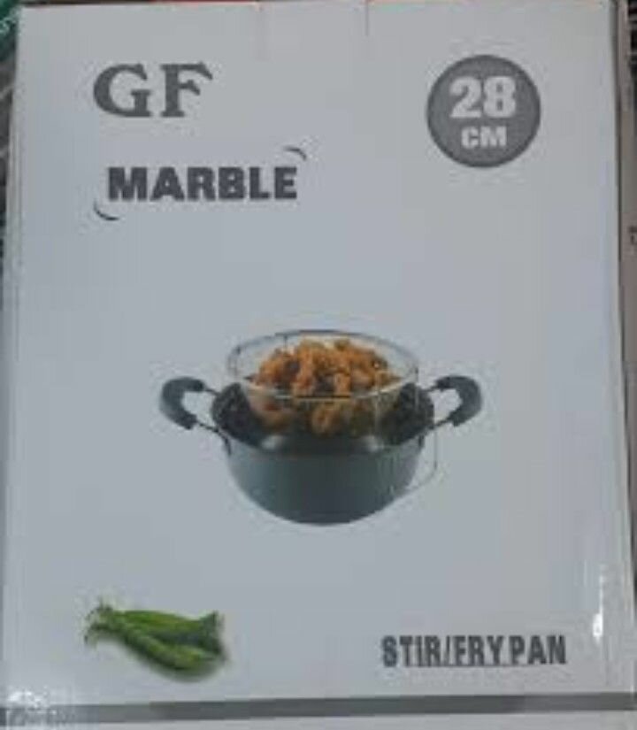 Casserole de cuisine+couvercle en verre -friteuse