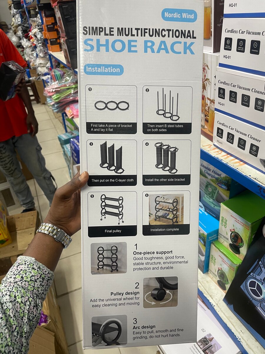 Étagère à Chaussures Multifonction