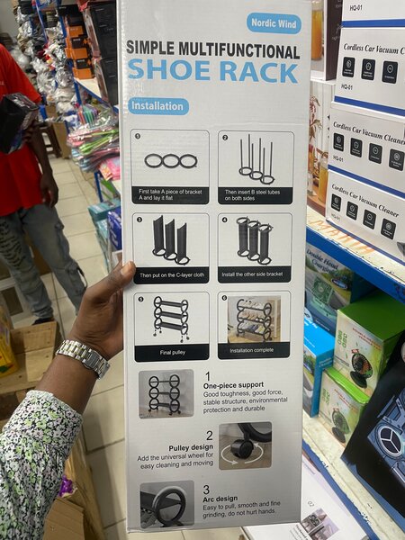 Étagère à Chaussures Multifonction